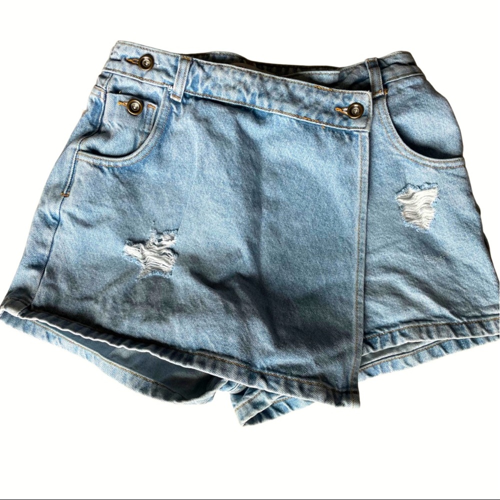 Zara Denim Jean Skort